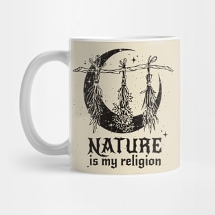 Nature is my religion Mug